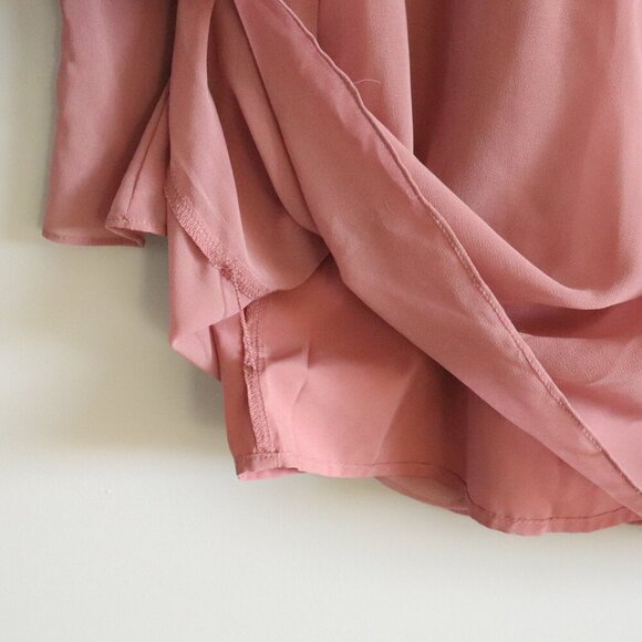 Princess Polly Women's Blush Pink US 12 Square Neck Long Sleeve Midi Party Dress - Picture 8 of 13